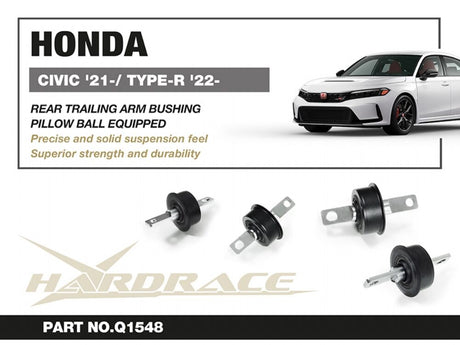Hardrace Rear Trailing Arm Bushing (Pillow Ball) - Honda Civic Type R FK8/FL5 - Garage IMMI  Garage IMMI