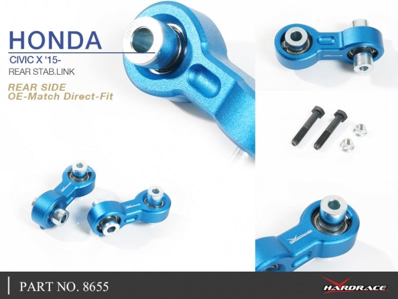Hardrace Reinforced Fixed Stabiliser Links - Honda Civic Type R FK8/FL5 - Garage IMMI  Garage IMMI