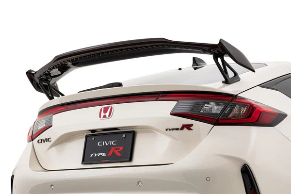 Honda Modulo Carbon Fibre Red Twill Wave Rear Wing - Aero