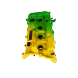 Jun Auto K20C1 Valve Covers - Green/Yellow