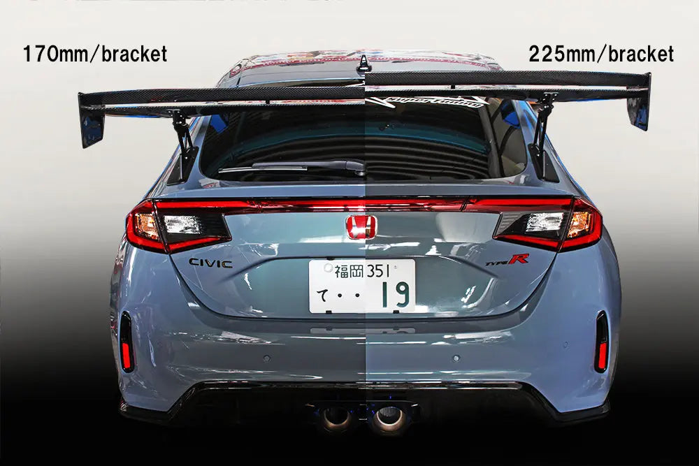M&M Honda Carbon Fibre GT Wing - 1500mm + 170mm - Aero Garage IMMI