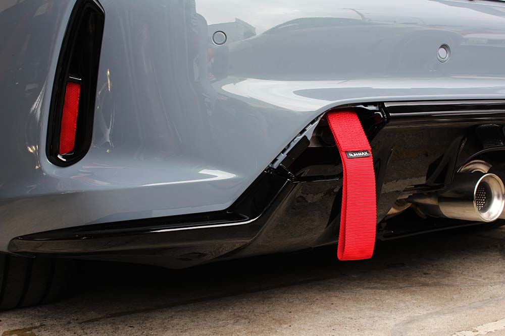 M&M Honda FL5 Tow Hook Strap (RED) (REAR) - Accessories Garage IMMI