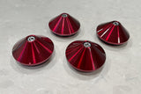 Mugen MF10 Centre Caps - Red - Wheel Accessories Garage IMMI