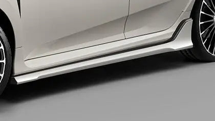 CIVIC TypeR FK8 MUGENサイドガーニッシュ CB Mugen Side Spoiler - Honda Civic FK8 Type R