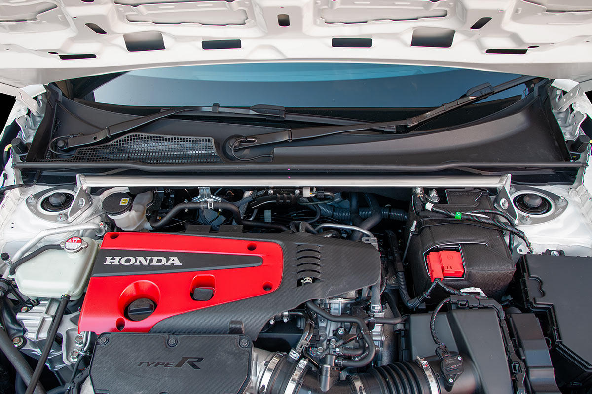 Okuyama Carbing Aluminum Front Strut Bar - Honda Civic FL5 Type R