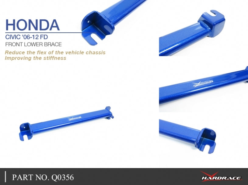 Hardrace Rear Lower Brace - Honda Civic Type R FD2 Garage IMMI