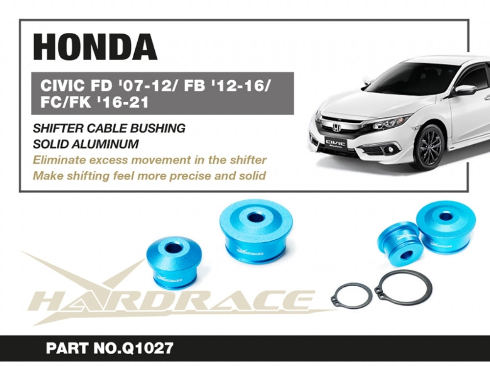 Hardrace Solid Billet Shifter Cable Bushing - Honda Civic Type R FK8/FL5 - Garage IMMI  Garage IMMI