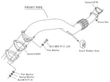 HKS Front Pipe - Honda Civic Type R FL5 Garage IMMI