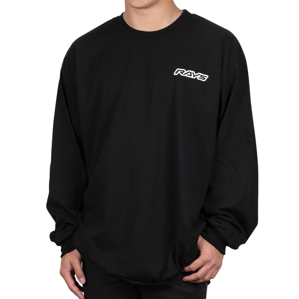 Rays Official Long Tee Shirt 24W - Black / Medium - Merchandise Garage IMMI