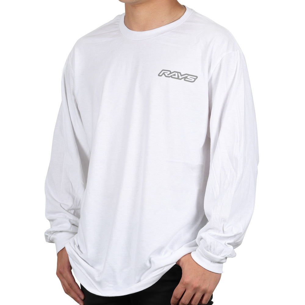 Rays Official Long Tee Shirt 24W - White / Medium - Merchandise Garage IMMI