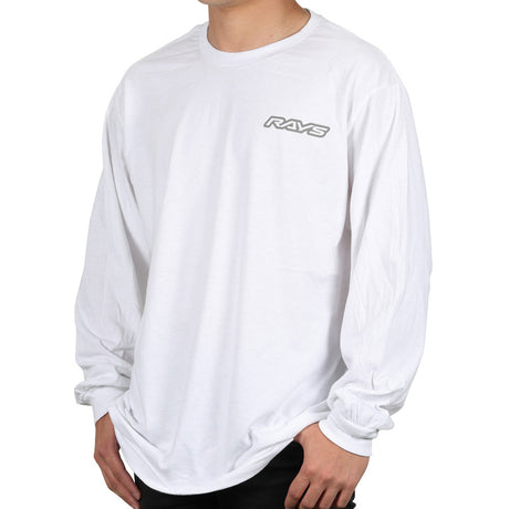 Rays Official Long Tee Shirt 24W - White / Medium - Merchandise Garage IMMI