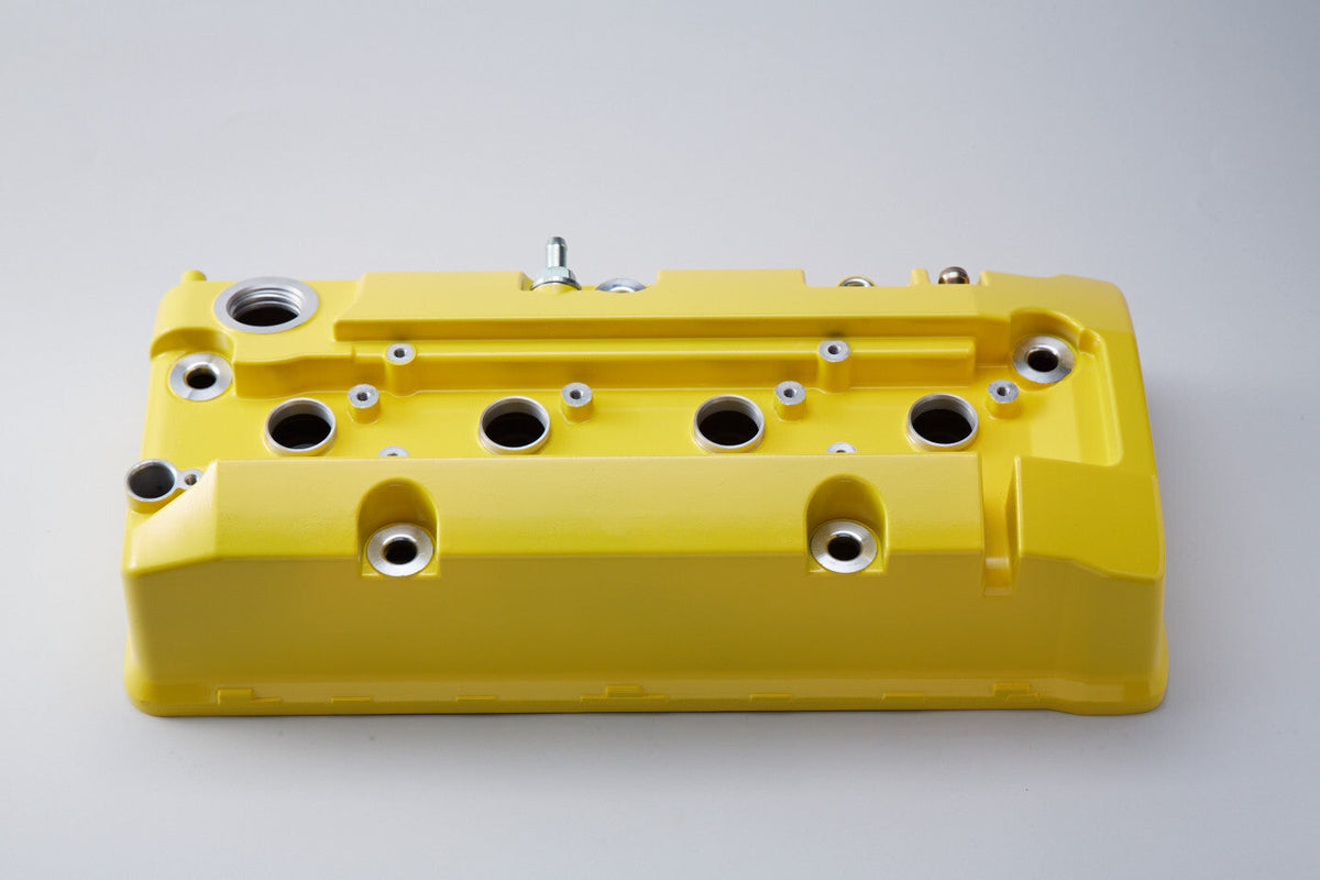 Spoon Sports Yellow Head Cover - F20C - Engine Bay Garage IMMI