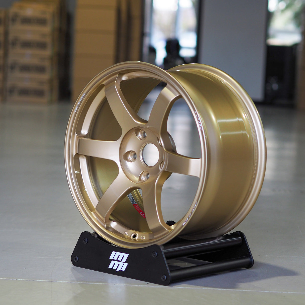 Volk Racing TE37 Saga SL - 18x9.5 +38 5/120 - In Stock -   Wheels 18x9.5j +38 5x120 (face 4)(custom spec) / Gold (GO Garage IMMI Garage IMMI