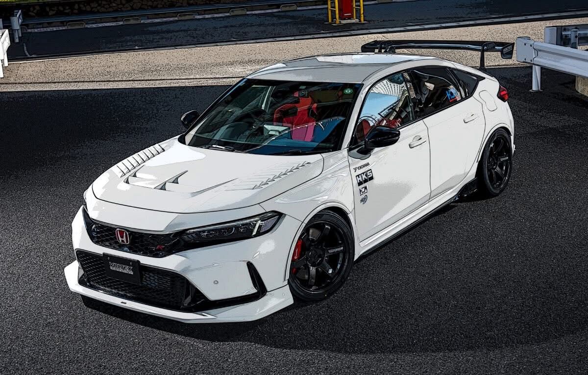 Voltex Dry Carbon Bonnet - Honda Civic Type R FL5 - Garage IMMI  Garage IMMI