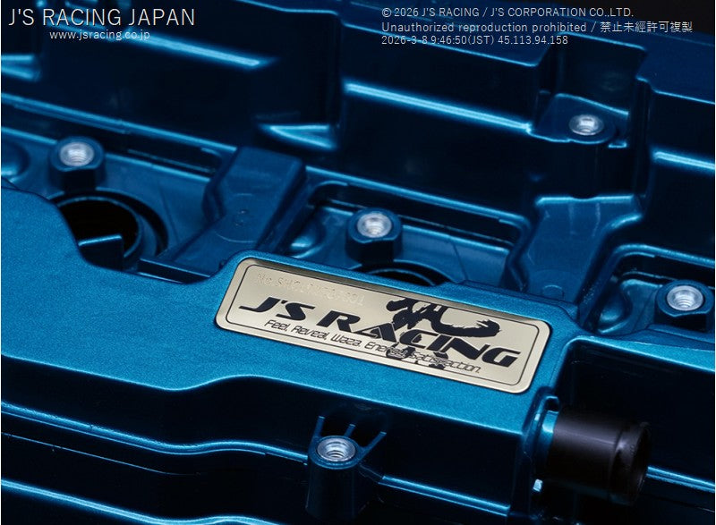 J's Racing K20C1 Valve Cover - Honda Civic Type R FK8/FL5