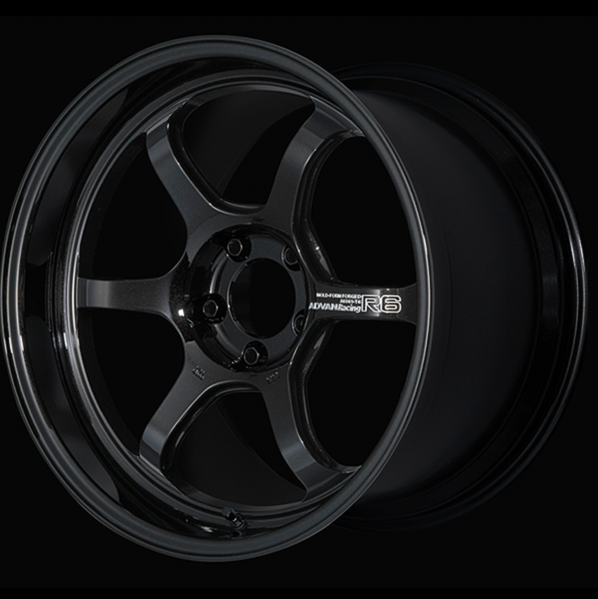 Advan Racing R6 - 18’’ Preorder - 18x9j + 50 M 5x120 / Racing Titanium Black (TBK) - Wheels