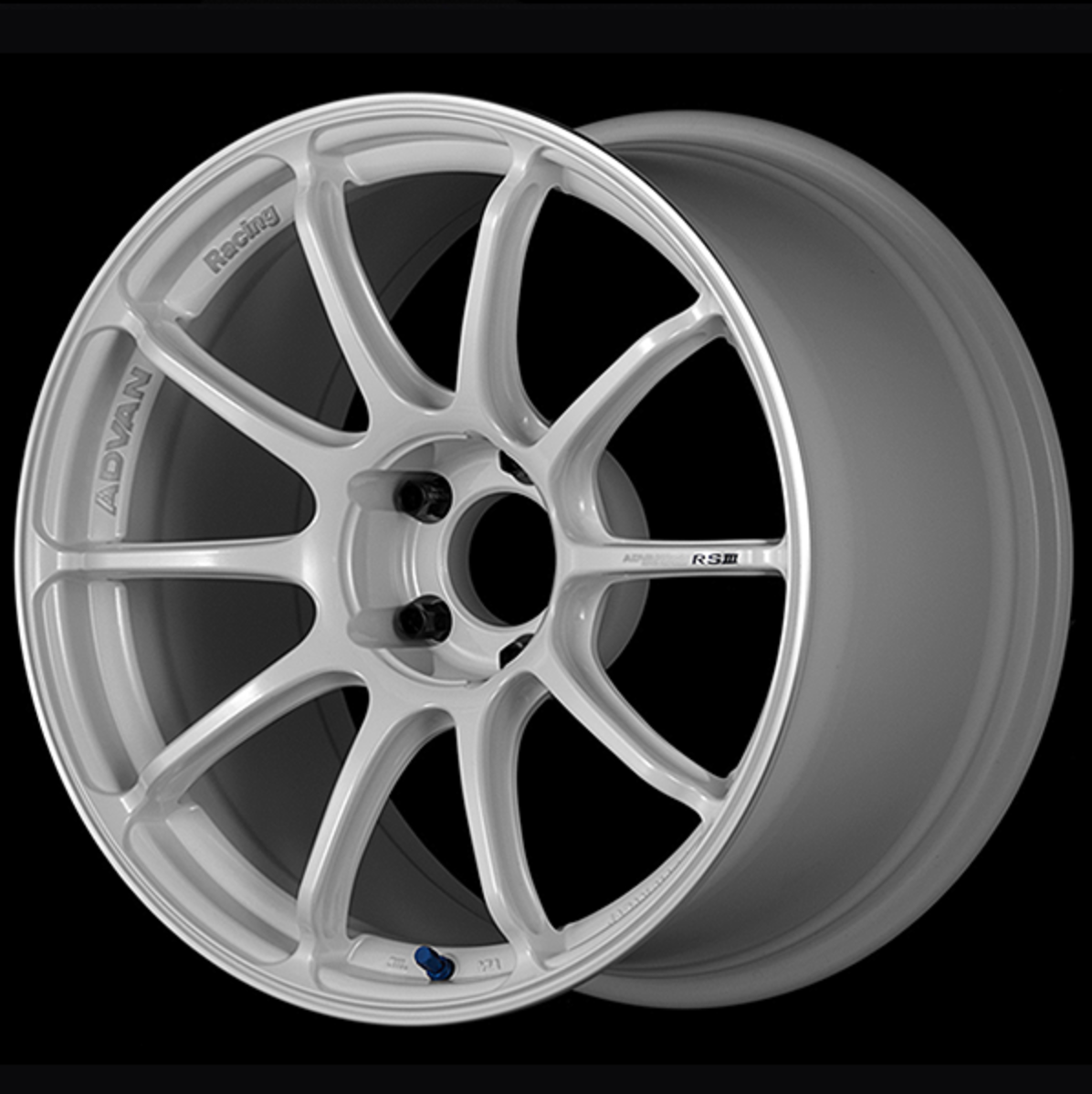 Advan Racing RSIII - 18’’ & 19’’ Preorder - 18x9j + 53 5x120 (GTR concave) / Racing White Metallic & (WMR) - Wheels
