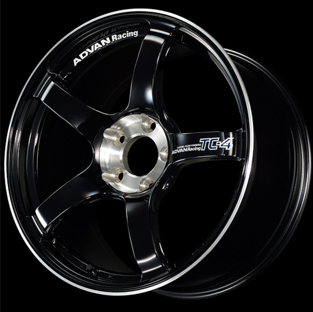Advan Racing TC-4 SE - 18’’ Preorder - 18x9.5j + 45 5x120 (Super GTR concave) / Racing Gloss Black & Diamond Cut (GBC)
