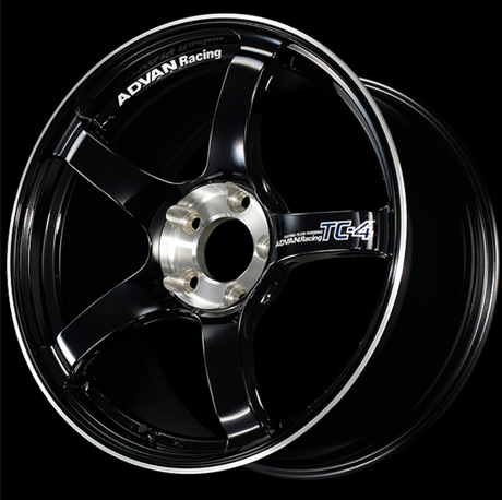 Advan Racing TC-4 SE - 18’’ Preorder - 18x9.5j + 45 5x120 (Super GTR concave) / Racing Gloss Black & Diamond Cut (GBC)