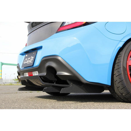 CLEiB Rear Diffuser GR86 / BRZ (ZN8 / ZD8) Aero light blue sports car carbon