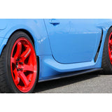 CLEiB Side Step GR86 / BRZ (ZN8 / ZD8) Aero bright blue sports car red