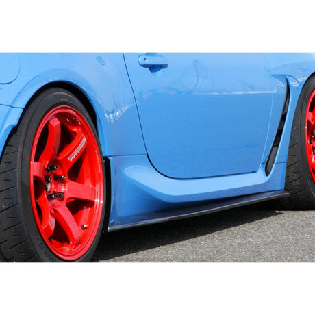CLEiB Side Step GR86 / BRZ (ZN8 / ZD8) Aero bright blue sports car red