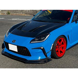 CLEiB Twin Canards GR86 / BRZ (ZN8 / ZD8) Aero blue sports car black hood