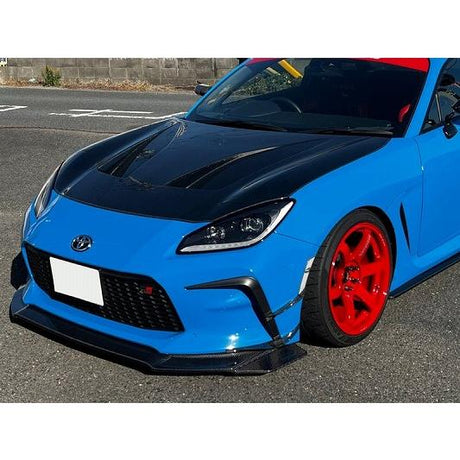 CLEiB Twin Canards GR86 / BRZ (ZN8 / ZD8) Aero blue sports car black hood