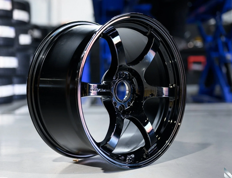 gramLIGHTS 57DR - 18’’ - Honda Civic Type R FK8/FL5 - In Stock - 18x9.5j +38 5x120 (face 2)(custom spec) / Glossy Black Garage IMMI