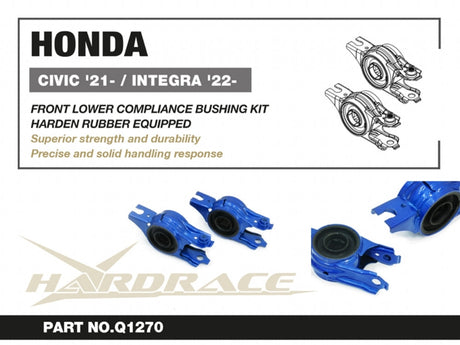 Hardrace Front Lower Arm Bushing Rear Honda Civic - Suspension