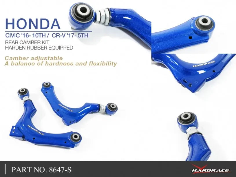 Hardrace Rear Camber Kit (Hardened Rubber) - Suspension