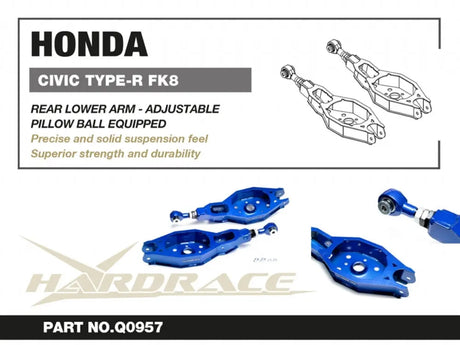 Hardrace Rear Lower Adjustable Arm - Suspension