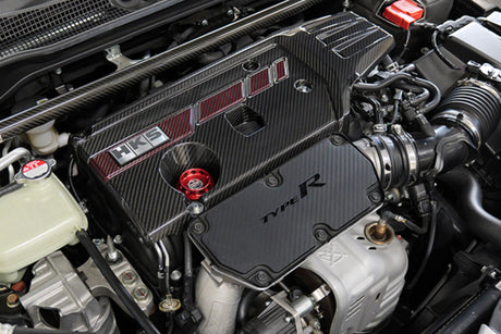 HKS Carbon Engine Cover - Honda Civic Type R FK8/FL5 - Engine Bay