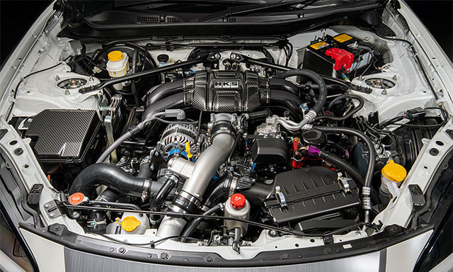 HKS Dry Carbon Engine Cover GR86 ZN8 / BRZ ZD8 Engine Bay