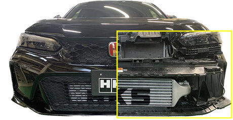 HKS Front Mount Intercooler & Piping Kit - Engine Bay