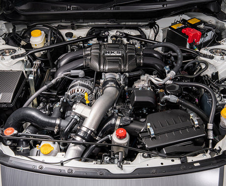 HKS GT2 Supercharger Pro Kit GR86 ZN8 / BRZ ZD8 Engine Bay