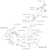HKS Hi Power Spec L Muffler GR86 ZN8 / BRZ ZD8 Exhaust