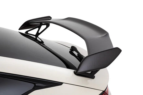Honda Modulo Carbon Fibre Red Twill Wave Rear Wing - Aero