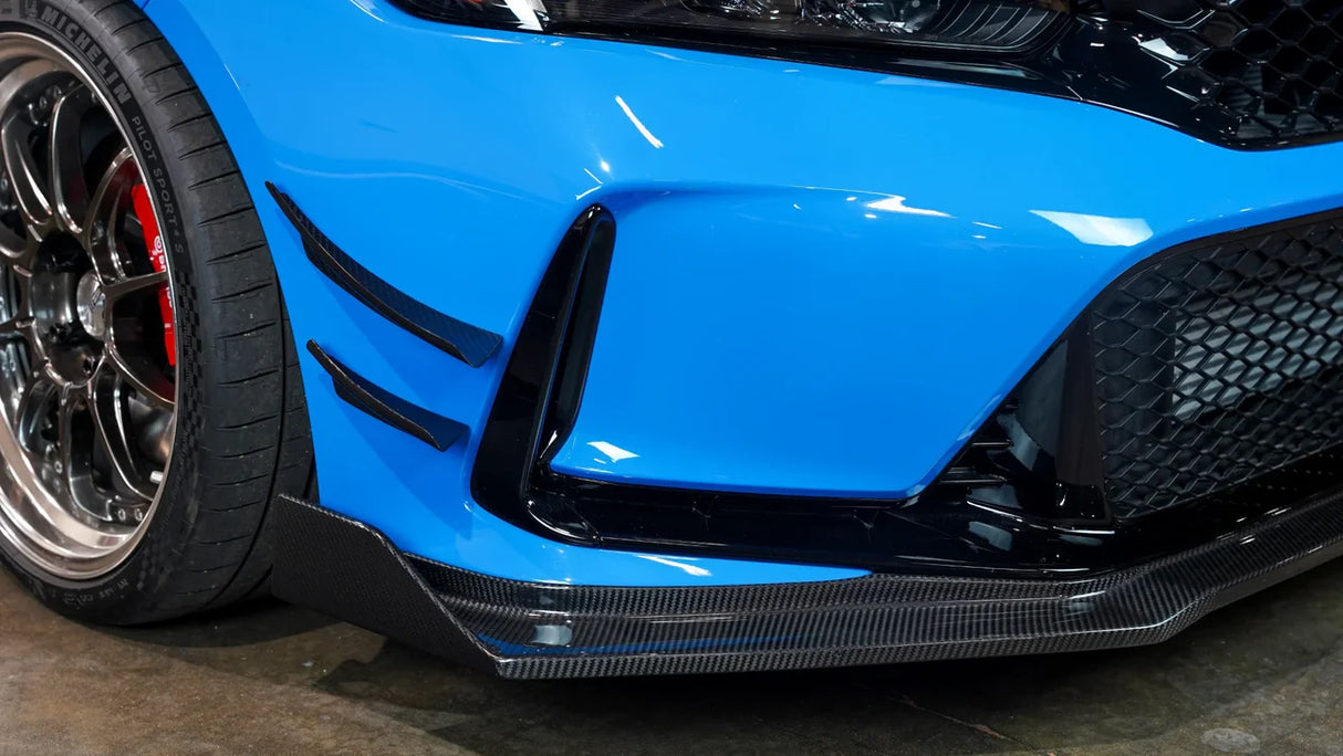 APR Performance Front Bumper Canards (Carbon) - Honda Civic Type R FL5