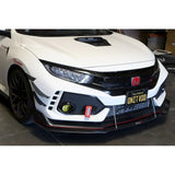 APR Performance Front Bumper Canards (Carbon) - Honda Civic Type R FK8