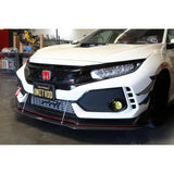 APR Performance Front Bumper Canards (Carbon) - Honda Civic Type R FK8