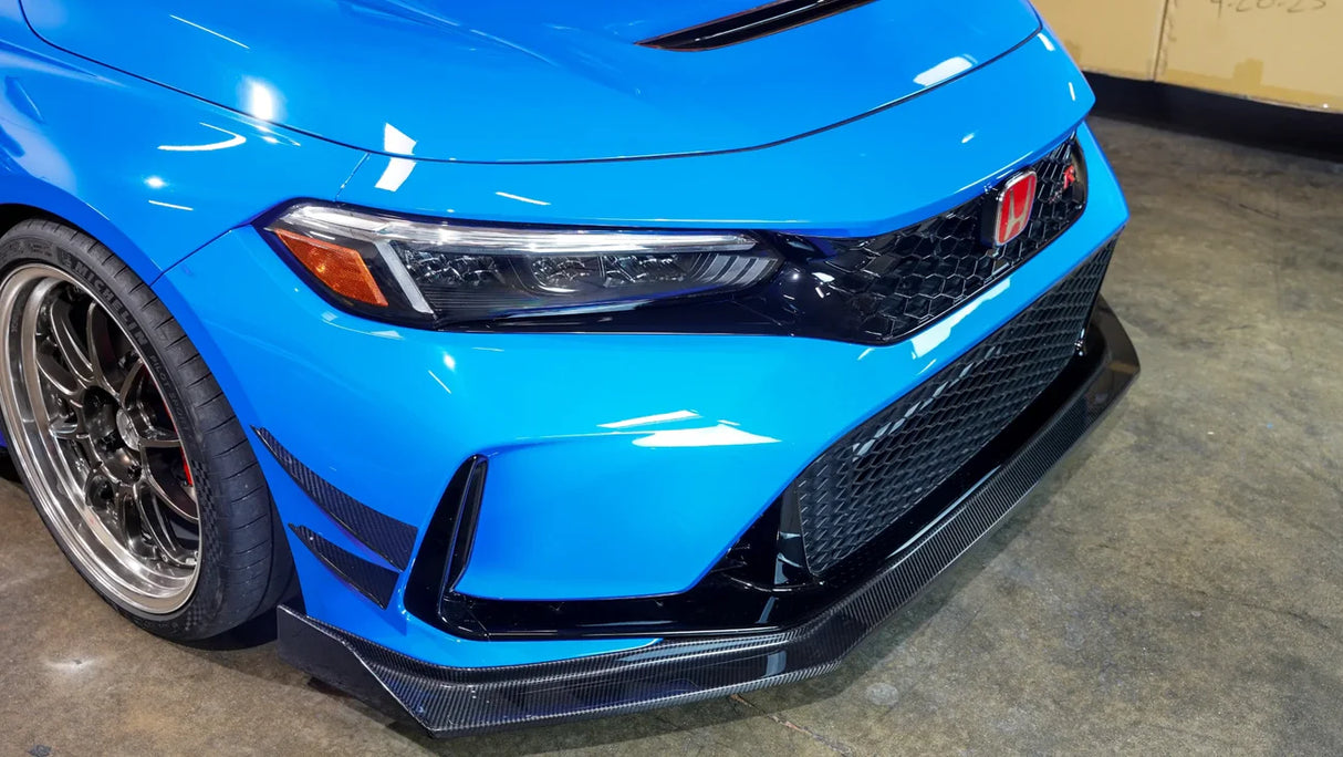 APR Performance Front Bumper Canards (Carbon) - Honda Civic Type R FL5