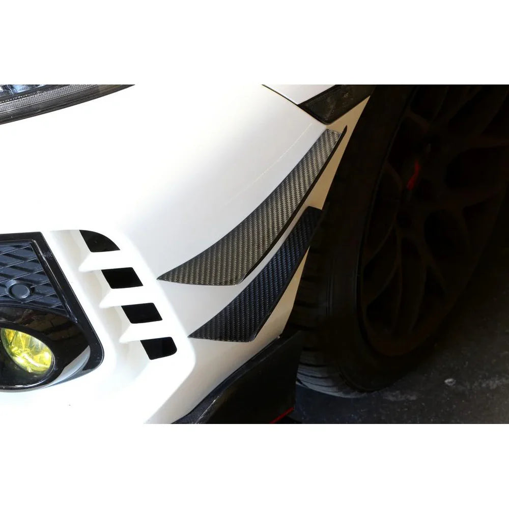 APR Performance Front Bumper Canards (Carbon) - Honda Civic Type R FK8