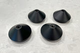 Mugen MF10 Centre Caps - Black - Wheel Accessories