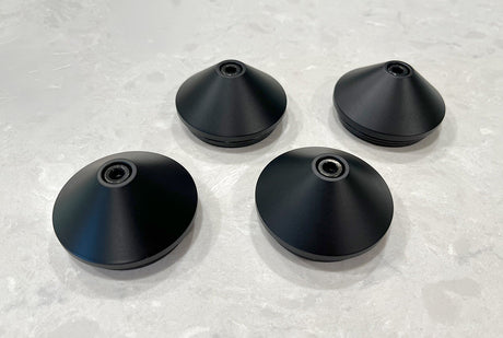 Mugen MF10 Centre Caps - Black - Wheel Accessories