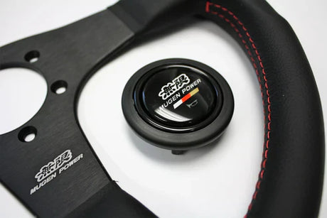 Mugen Racing III 350mm Steering Wheel - Interior