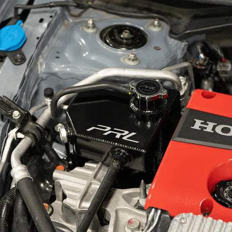 PRL Motorsports Baffled Coolant Expansion Tank - Engine Bay
