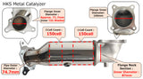 HKS Down Pipe, Metal Catalyzer - Honda Civic Type R FL5