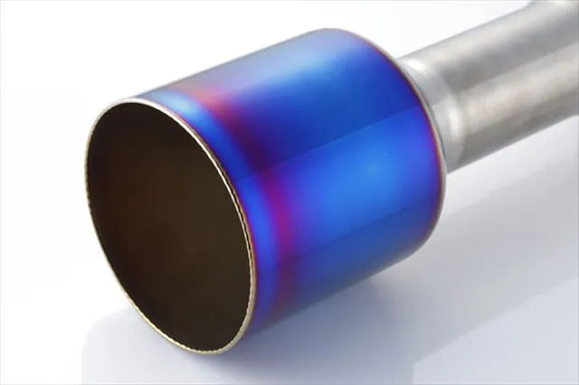 R1 TITAN EXTRA STTI Gold Ring - HONDA CIVIC TYPE R FD2 - Exhaust blue purple iridescent exhaust tip