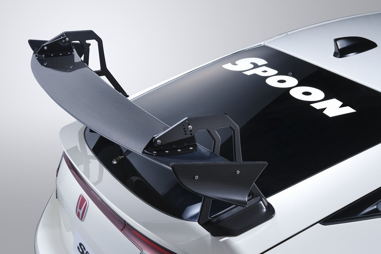 Spoon Sports Carbon Crane Neck Wing - Honda Civic FL5 Type R